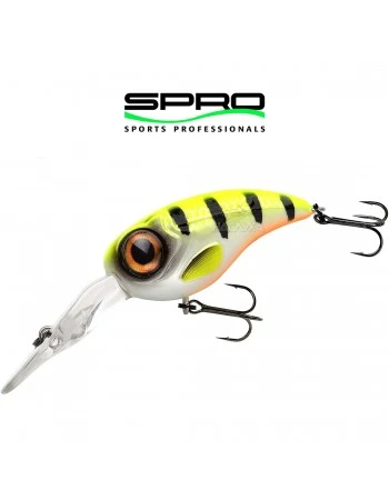 Воблер SPRO Fat Iris DR - цвят Hot Perch