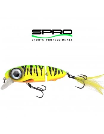 Воблер SPRO Iris Underdog Jointed - цвят Firetiger