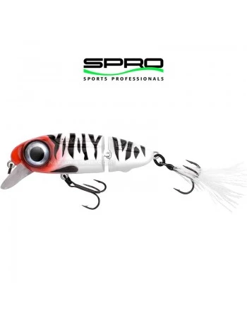 Воблер SPRO Iris Underdog Jointed 8см, 18г - цвят Redhead Tiger