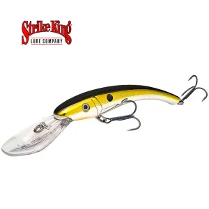 Плаващ воблер Strike King Walleye Elite Banana Shad 12.5 см, 14.2 г, Gold Black Back Плаващ воблер Strike King Walleye Elite Banana Shad 12.5 см, 14.2 г, Gold Black Back