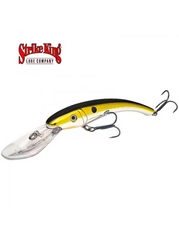 Плаващ воблер Strike King Walleye Elite Banana Shad 12.5см 14.2г - Gold Black Back