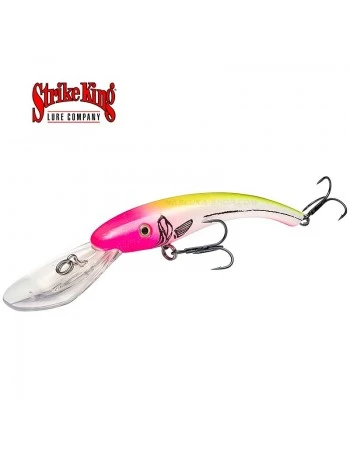 Плаващ воблер Strike King Walleye Elite Banana Shad 12.5см 14.2г - Lemonade