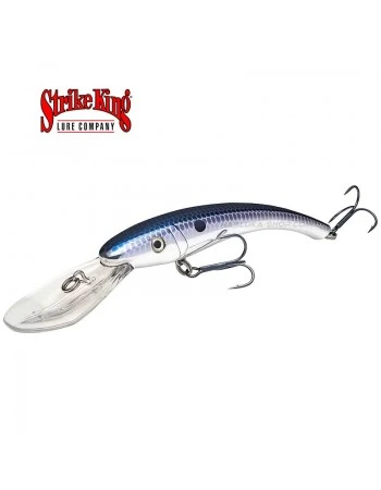 Плаващ воблер Strike King Walleye Elite Banana Shad 12.5см 14.2г - Smokey Chrome/Blue