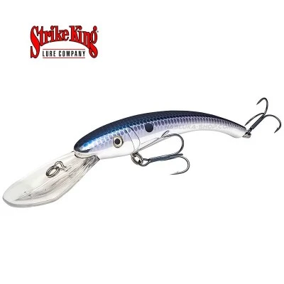 Плаващ воблер Strike King Walleye Elite Banana Shad 12.5см 14.2г - Smokey Chrome/Blue