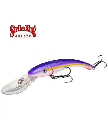 Плаващ воблер Strike King Walleye Elite Banana Shad 12.5см 14.2г - Violet Alewife