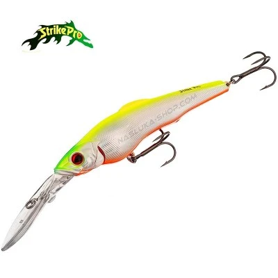 Плаващ воблер за тролинг Strike Pro EG-076DL - 11см 23.5г - цвят 624T