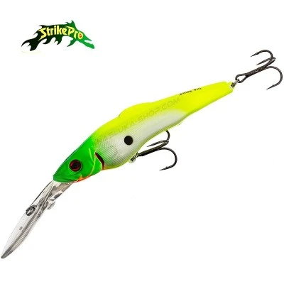 Плаващ воблер за тролинг Strike Pro EG-076DL - 11см 23.5г - цвят A133T