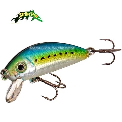 Плуващ воблер Strike Pro Mustang Minnow MG-002 4.5см 4.2г - цвят 515-713LU