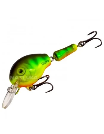 Двуделен воблер Vidra Atomic Chub Jointed Sinking 5см 7г - цвят HP