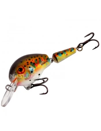 Двуделен воблер Vidra Atomic Chub Jointed Sinking 5см 7г - цвят TR