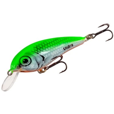 Vidra Perpetual 6см 10г, цвят SFG Плаващ воблер Vidra Perpetual 6см 10г, цвят SFG