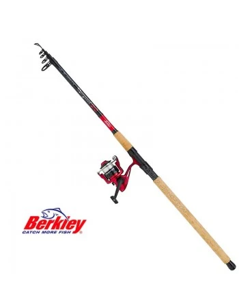Комплект за спининг риболов на щука Berkley Cherrywood Spezi Tele Pike Combo - 3.30м/50-100г/Extra-Heavy