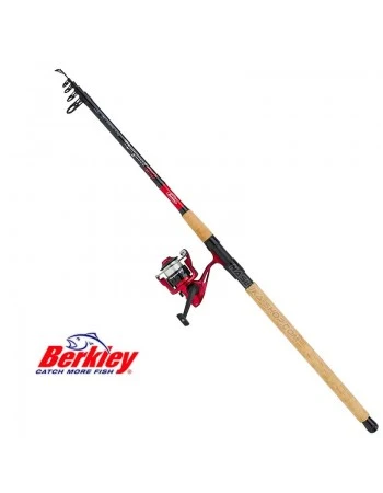 Комплект за спининг риболов на пъстърва Berkley Cherrywood Spezi Tele Trout Combo - 3.00м/7-28г/Medium