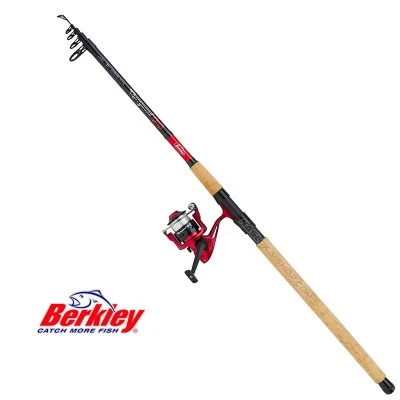 Комплект за спининг риболов на пъстърва Berkley Cherrywood Spezi Tele Trout Combo - 3.00м/7-28г/Medium