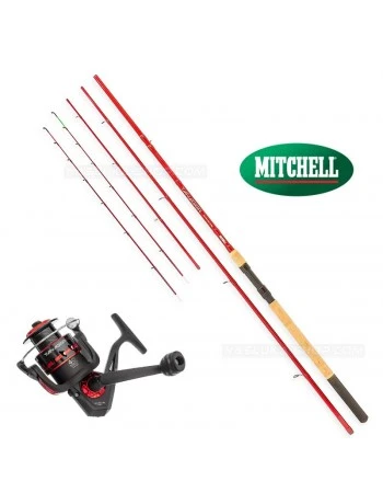 Комплект за фидер риболов Mitchell Tanager Red Feeder Combo 3.30м - 80г