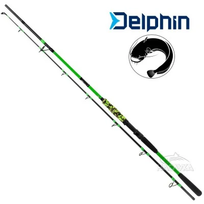 Въдица за тежък спининг Delphin Hyperio 2.40м - 120г