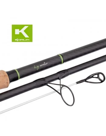 Шаранска въдица за риболов на река Korum Big Water 3.90м 2.75lb - 3 части