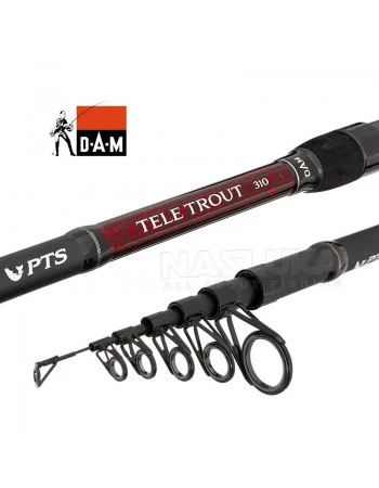 Телескопична въдица за пъстърва DAM PTS II Tele Trout 3.10м 5-20г