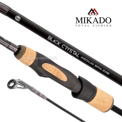 Спининг въдица Mikado Black Crystal Medium Spin 2.38м 7-28г