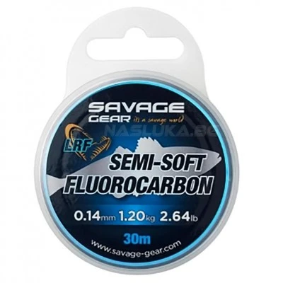 Флуорокарбон за поводи Savage Gear LRF Semi-Soft Fluorocarbon - 30м