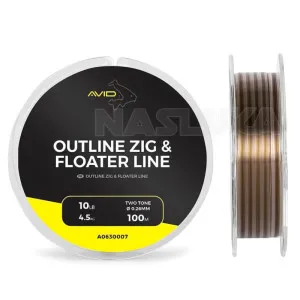 Монофилно влакно за зиг-риг Avid Outline Zig & Floater Line, 100 м Монофилно влакно за зиг-риг Avid Outline Zig & Floater Line, 100 м