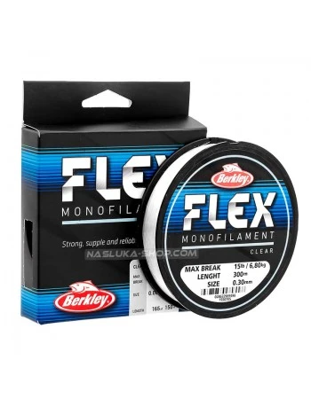 Монофилно влакно Berkley Flex Monofilament - Clear - 300м