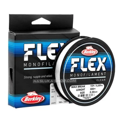 Монофилно влакно Berkley Flex Monofilament - Clear - 300м