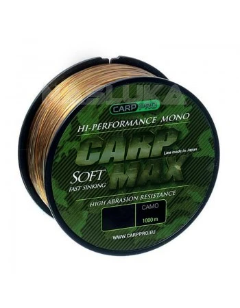 Монофилно бързопотъващо влакно за шаран Carp Pro Carp Max Fast Sinking Camo - 1000м