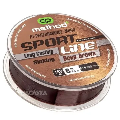 Метод фидер влакно Carp Pro Method Deep Brown, 180 м
