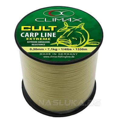 Влакно за шаран Climax Cult Carp Line Extreme - Диаметър - 0.28 мм