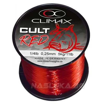 Шаранско влакно Climax Cult Carp Line - Red