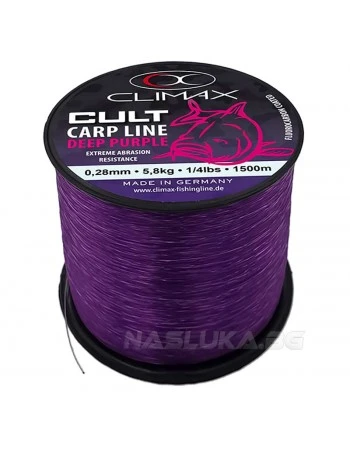 Влакно за шаран Climax Cult Carp Line - Deep Purple