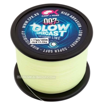 Монофилно влакно за риболов на шаран CPK Glow SuperCast - 1000м