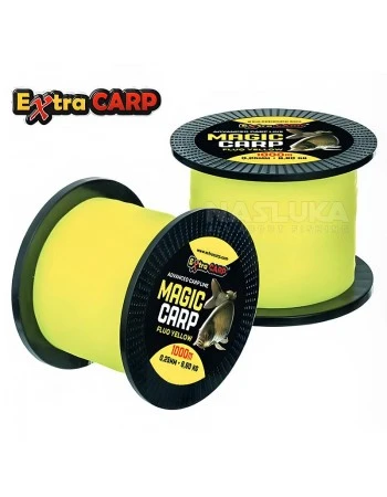 Монофилно шаранско влакно Extra Carp Magic Carp Fluo Yellow, 1000 м