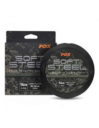 Монофилно шаранджийско влакно Fox Soft Steel Extra Tough Camo Fleck, 1000м