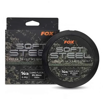Монофилно шаранджийско влакно Fox Soft Steel Extra Tough Camo Fleck, 1000м