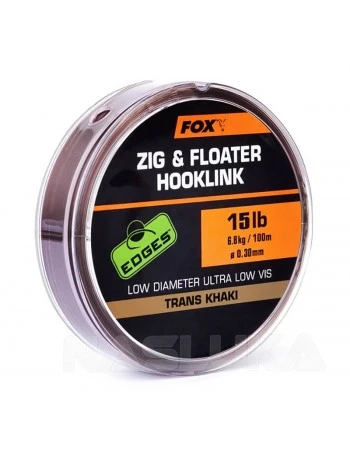 Влакно за зиг-риг Fox Zig & Floater Hooklink - Trans Khaki - 100м
