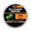 Влакно за зиг-риг Fox Zig & Floater Hooklink - Trans Khaki - 100м