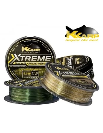Шаранско влакно K-Karp Extreme Camo - 1000м - Camo Green