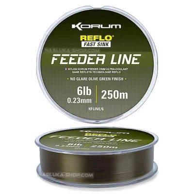 Влакно за фидер риболов Korum Reflo Feeder Line - 250м