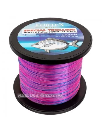Влакно за морски риболов Lazer Fortex Mare Special Trolling - Pink/Blue - 1000м