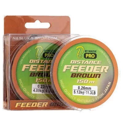 Монофилно влакно Madix Pro Distance Feeder Brown, 150 м