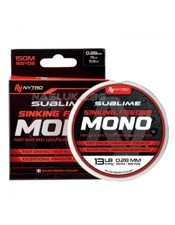 Бързопотъващо монофилно влакно за фидер Nytro Sublime Sinking Feeder Mono 150м