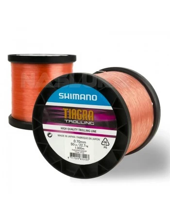 Влакно за морски риболов Shimano Tiagra Trolling 1000м - Clear Pink
