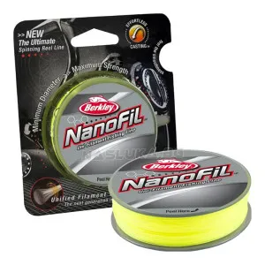 Плетено многонишково влакно Berkley Nanofil 125 м, Hi-Vis Chart Плетено многонишково влакно Berkley Nanofil 125 м, Hi-Vis Chart