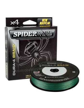 Плетено 4-нишково влакно Spiderwire Dura-4 Braid - Moss Green - 150м