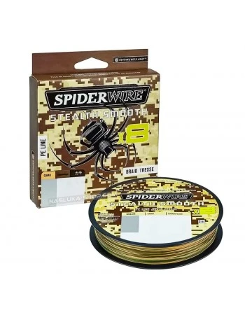 Плетено 8-нишково влакно Spiderwire Stealth Smooth 8x - Camo - 300м