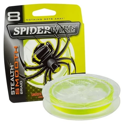 Плетено 8-нишково влакно SpiderWire Stealt Smooth 8X - Yellow - 300м