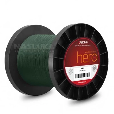 Плетено влакно Delphin Hero 4 Green - 1000м