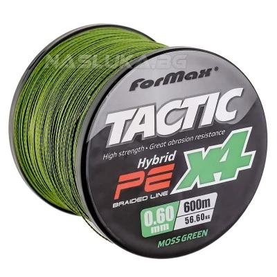 Плетено влакно Formax Tactic Hybrid PE X4 - 600м